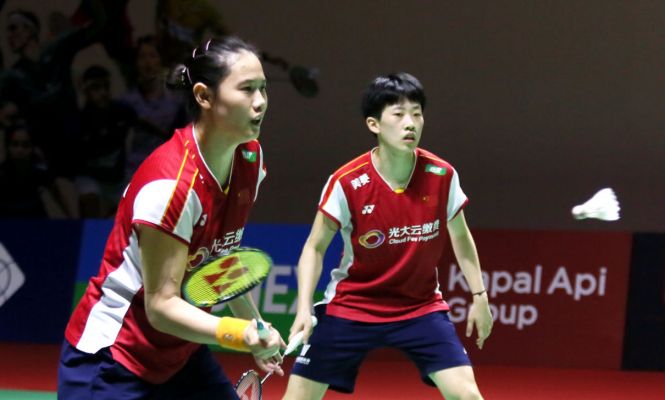 Ganda Putri China Zhang Shu Xian/Zheng Yu di Indonesia Open 2023