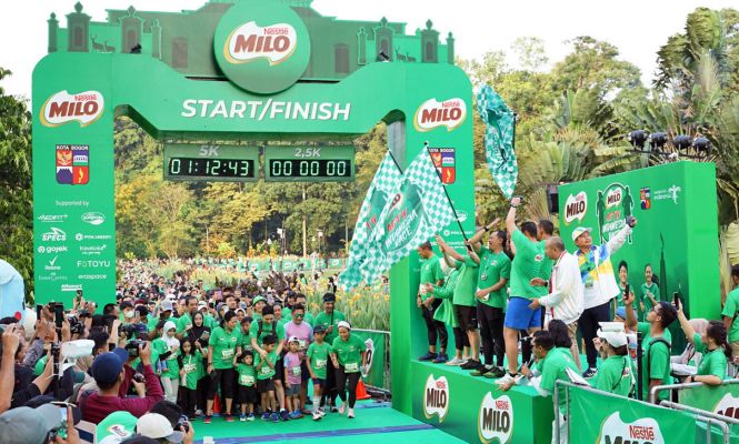 3.500 Pelari Ramaikan MILO ACTIV Indonesia Race Bogor