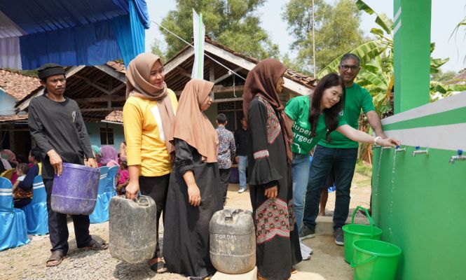 Peresmian Fasilitas Air Bersih di Desa Ridogalih