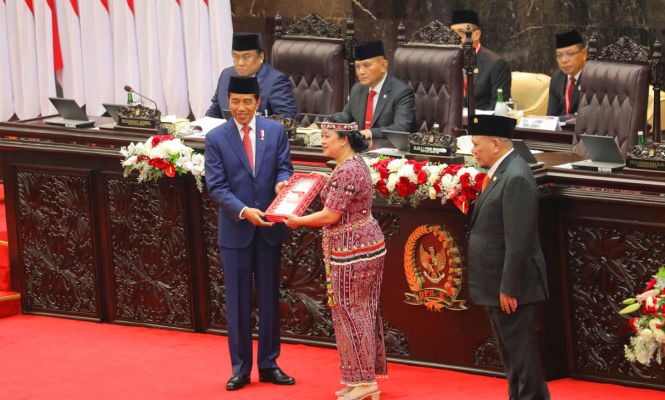 Rapat Paripurna DPR Pembukaan Masa Persidangan I DPR Tahun Sidang 2023-2024