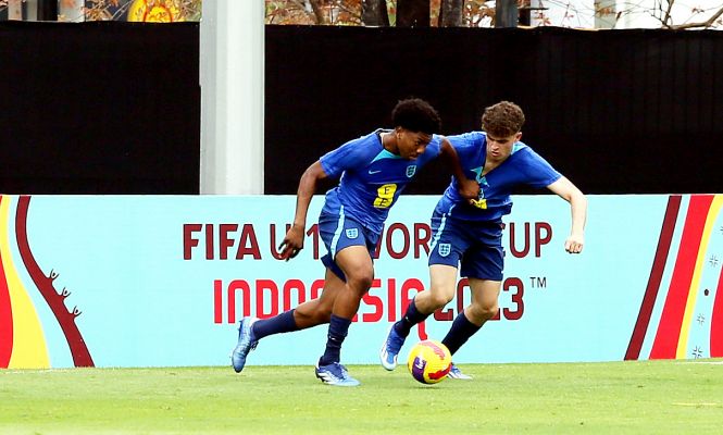 Timnas U-17 Inggris Latihan di GBK