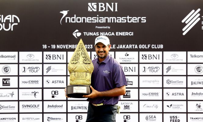 Gaganjeet Bhullar Juara Turnamen Golf BNI Indonesian Masters 2023