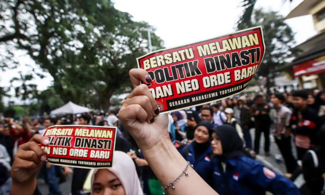 Mimbar Demokrasi Tolak Politik Dinasti dan Pelanggaran HAM