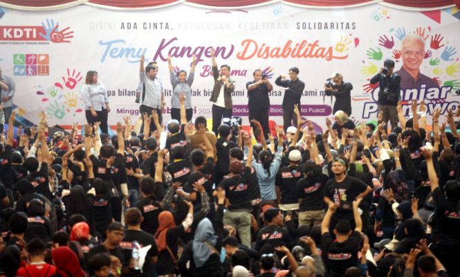 Ganjar Mendapat Dukungan dari Kaum Disabilitas