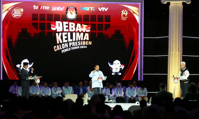 Debat Kelima Capres Pemilu 2024