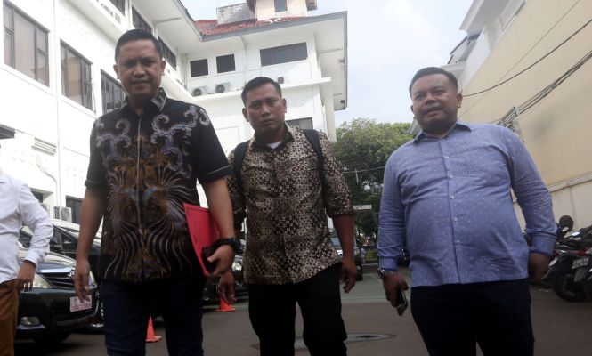 Staf Sekjen PDIP Kusnadi Lapor ke Komnas HAM