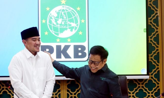 Kaesang Bertemu Gus Imin di Markas PKB