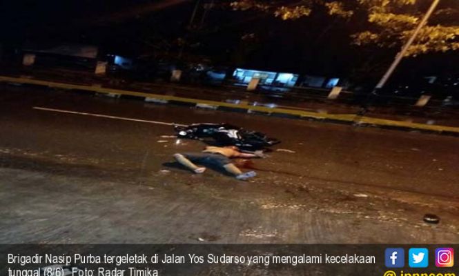 Polisi Mabuk,Naik Motor,Gubraak!