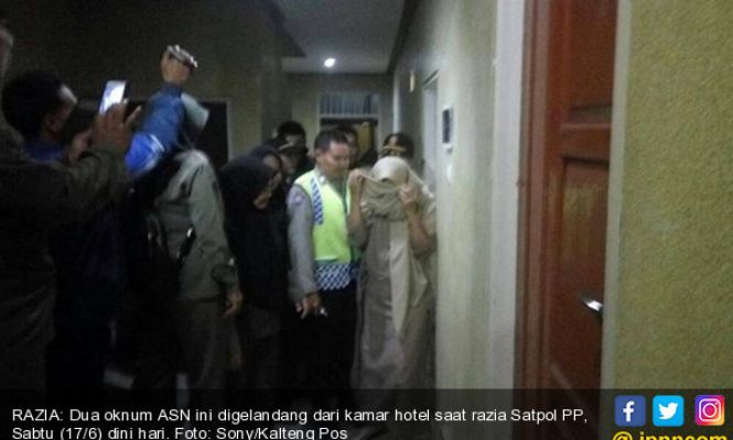 Razia, Dua Oknum ASN Diciduk dari Hotel