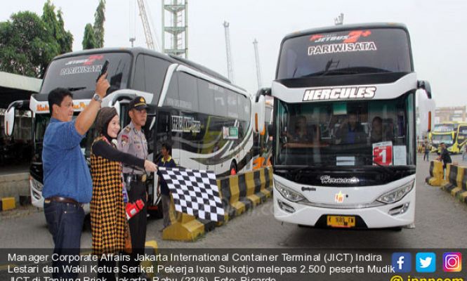 JICT Berangkatan 2.500 Mudik