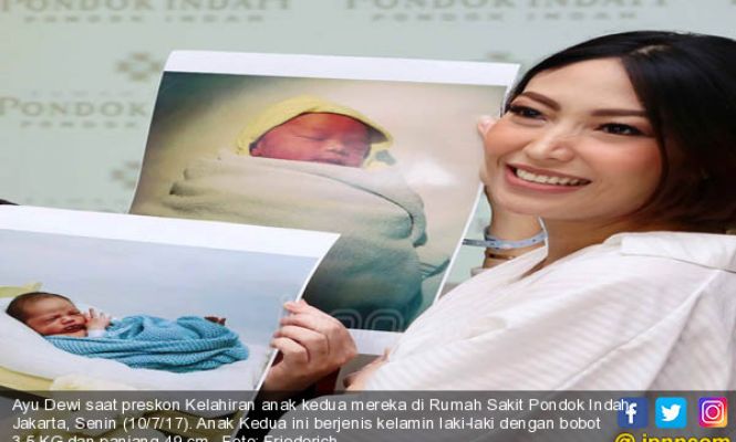 Ayu Dewi Melahirkan Anak Kedua 