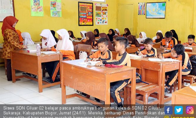 Kelas Ambruk, SDN Ciluar 02 Harapkan Bantuan