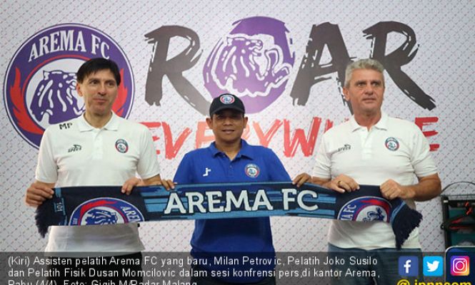 Arema Kenalkan Assisten Pelatih Barunya