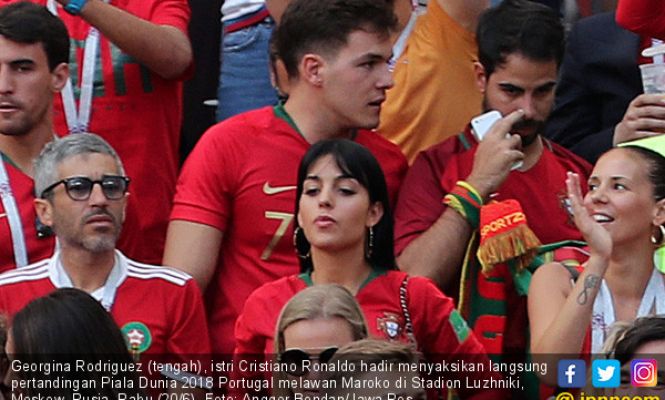 Georgina Rodriguez Saksikan Aksi Ronaldo