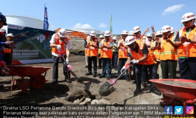 Groundbreaking Pengembangan TBBM Maumere