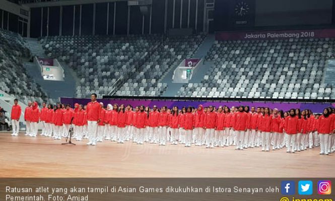 Pengukuhan Atlet Asian Games 2018