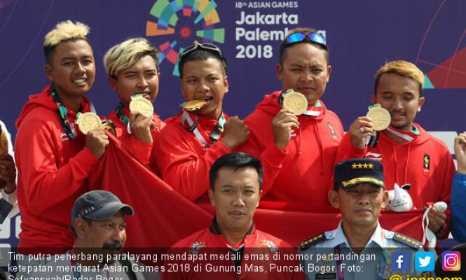 Tim Putra Paralayang Sabet Emas