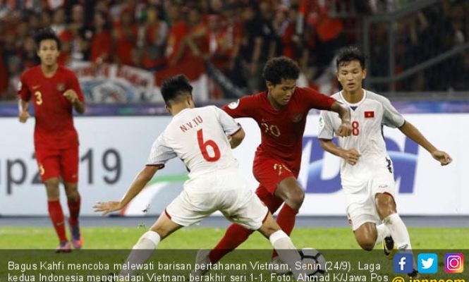 Indonesia VS Vietnam Berakhir Imbang