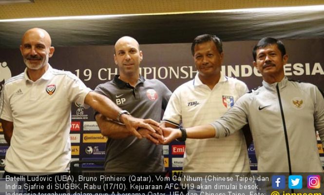 AFC U-19, Indonesia Masuk Grup A