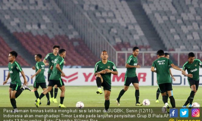 Timnas Indonesia Siap Hadapi Timor Leste