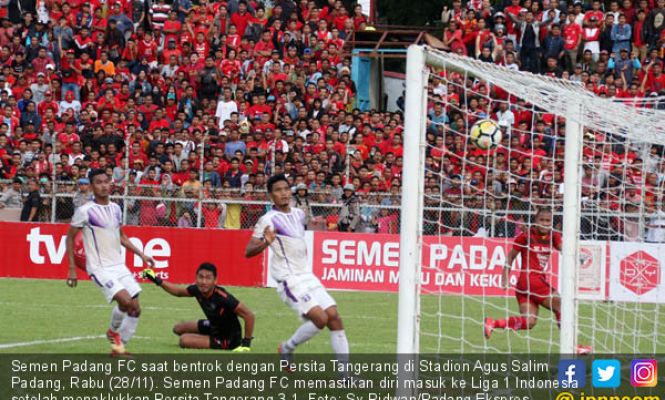 Hajar Persita, Semen Padang Promosi ke Liga 1