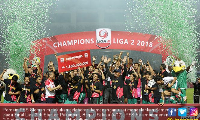 PSS Sleman Juara Liga 2