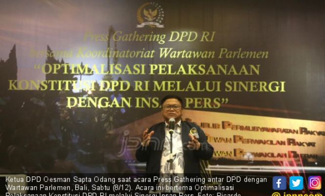 Optimalisasi Pelaksanaan Konstitusi DPD RI Melalui Sinergi Insan Pers