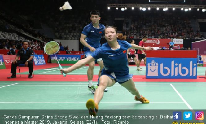 Ganda Campuran China Zheng Siwei dan Huang Yaqiong