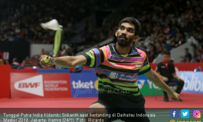 Tunggal Putra India Kidambi Srikanth 