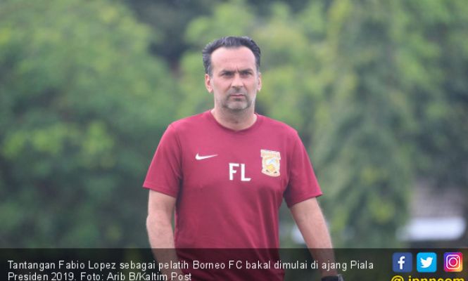 Pelatih Borneo FC Fabio Lopez