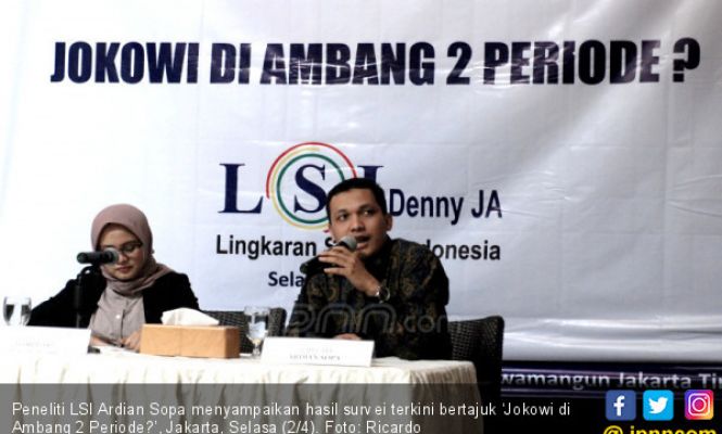Survei LSI Jokowi Diambang 2 Periode