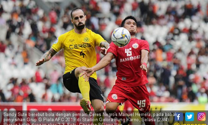 Jamu Ceres Negros, Persija Tumbang