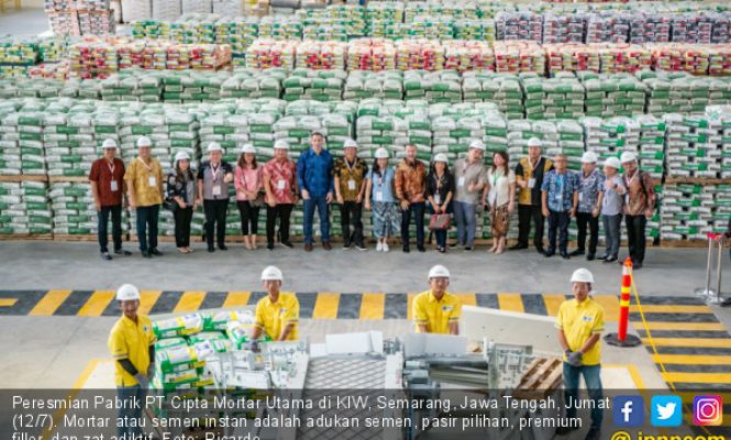 Peresmian Pabrik PT Cipta Mortar Utama