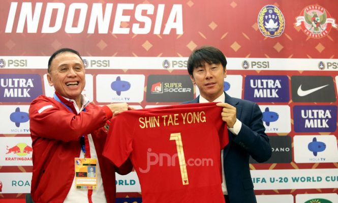 PSSI Perkenalkan Shin Tae Yong ke Publik