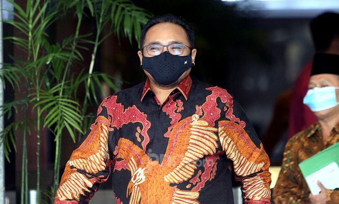 Menteri Agama Yaqut Cholil Qoumas Sambangi KPK