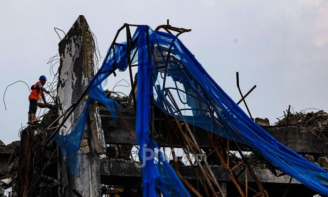 Gedung Kejaksaan Agung yang Terbakar Mulai Direnovasi