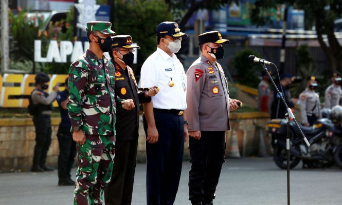 Apel Pasukan Aman Nusa II Penanganan Covid-19 DKI Jakarta