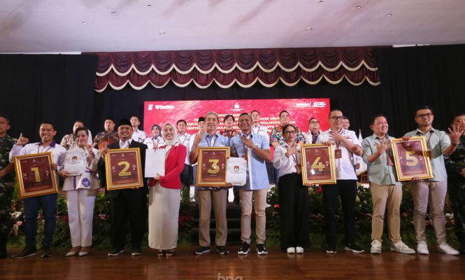 Pengundian dan Penetapan Nomor Urut Paslon Wali Kota dan Wakil Wali Kota Bogor