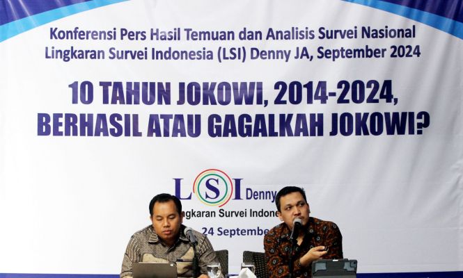 Survei LSI Denny JA: 10 Tahun Jokowi, 2014-2024, Berhasil Atau Gagalkah Jokowi?