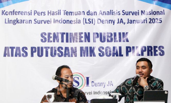 Hasil Survei LSI 68,19% Setuju Putusan MK Soal Ambang Batas Presiden